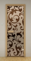 Дверь стеклянная матовая Версаль (шт)