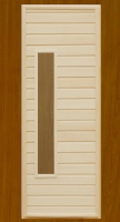 Дверь деревянная со стеклом  (шт)