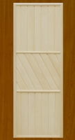 Дверь деревянная глухая 1 (шт)